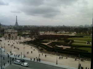 View of Paris from the Richelieu Wing, Louvre
