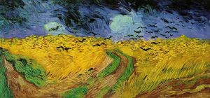 "Field of wheat with crows" by Vincent Van Gogh Van Gogh Museum, Amsterdam