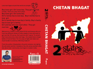 "Two States" Chetan Bhagat